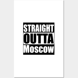 STRAIGHT OUTTA MOSCOW  Quarantine Sticker Posters and Art